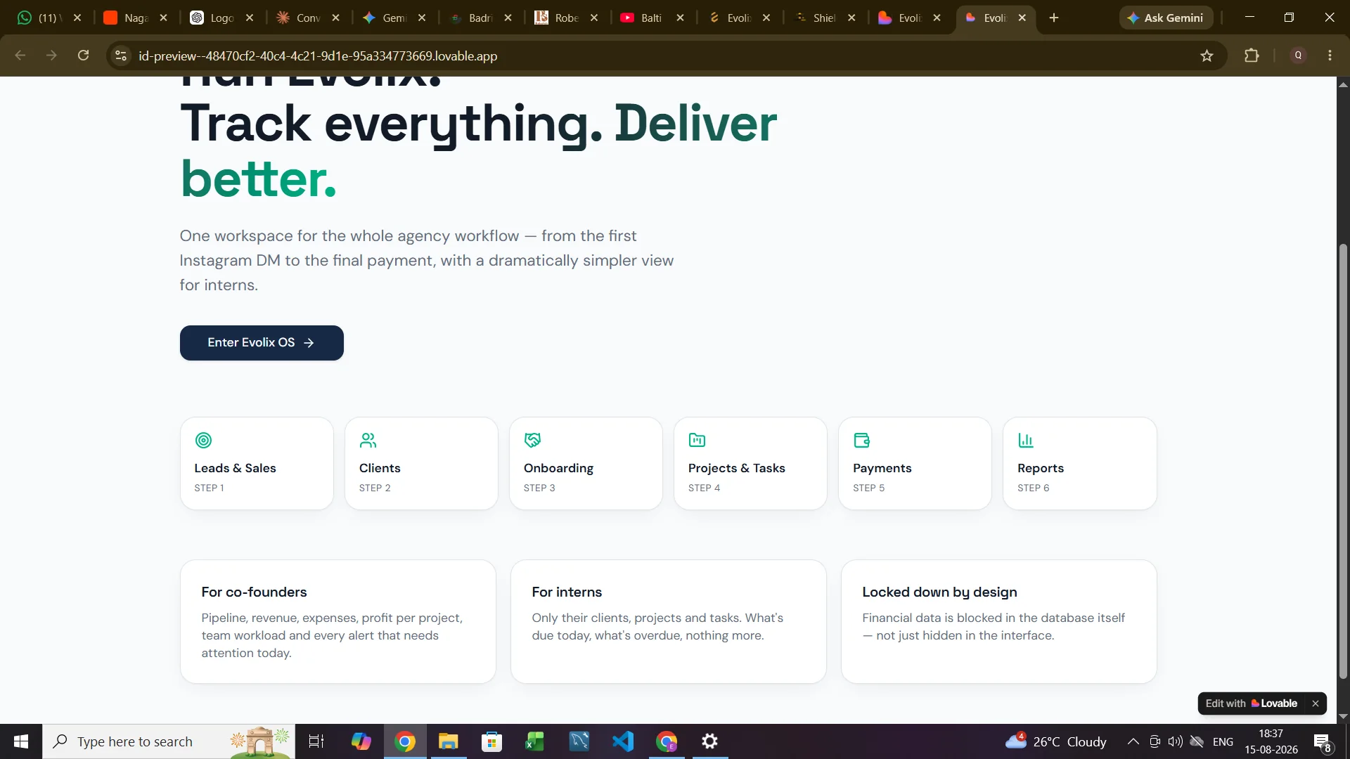 Marketing & CRM Domain Render