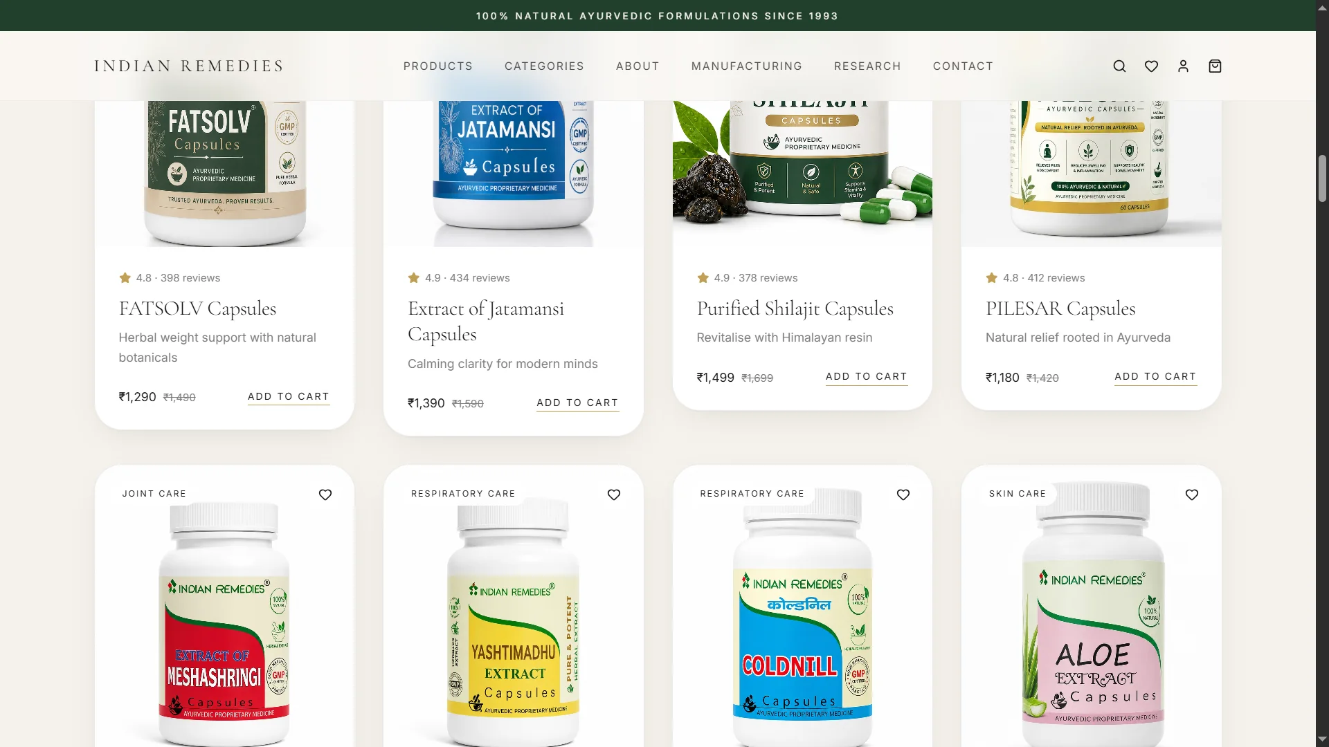 Indian Remedies Formulation Guide