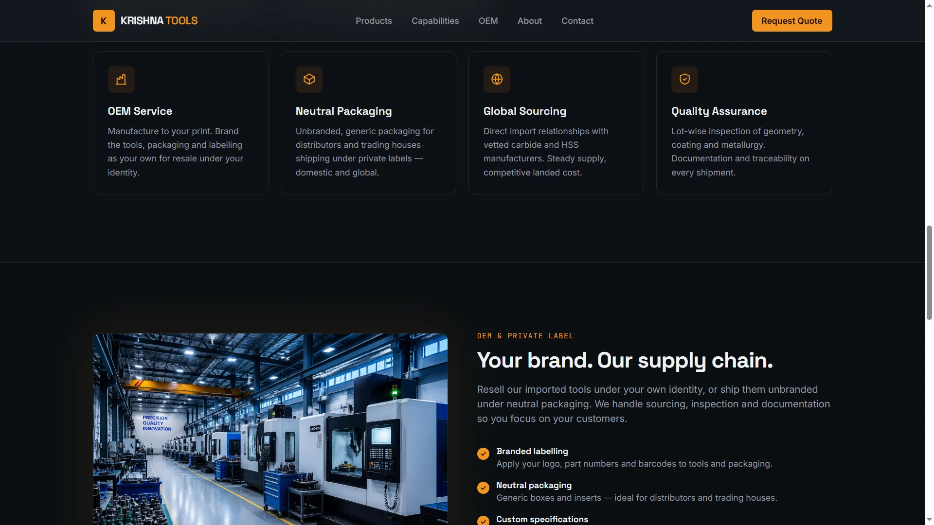 Krishna Tools Technical Specs